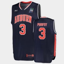 Auburn Tigers Danjel Purifoy Navy 2019 Final Four Men'S Jersey