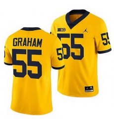 Michigan Wolverines Brandon Graham Maize Nfl Alumni Men Jersey