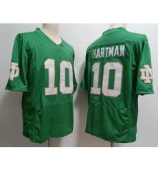 Men Notre Dame Fighting Irish Joe Montana #10 Green 2023 Stitched Jersey