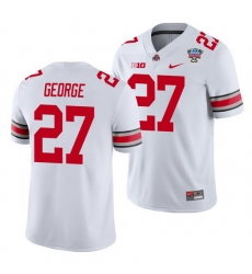 Ohio State Buckeyes Eddie George White 2021 Sugar Bowl College Football Jersey