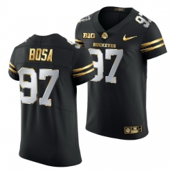 Ohio State Buckeyes Joey Bosa Black Golden Edition Jersey