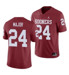 Oklahoma Sooners Marcus Major Crimson Game Men'S Jersey