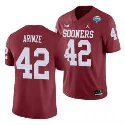 Oklahoma Sooners Noah Arinze Crimson 2020 Cotton Bowl Men'S Jersey