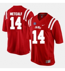 D.K. Metcalf Red Ole Miss Rebels Alumni Football Game Jersey