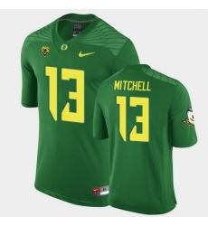 Men Oregon Ducks Dillon Mitchell Replica Green Game Football Jersey