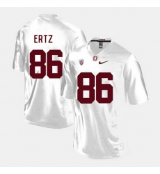 Men Stanford Cardinal Zach Ertz College Football White Jersey