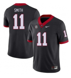 Men #11 Arian Smith Georgia Bulldogs College Football Jerseys Stitched-Black