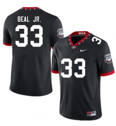 Men #33 Robert Beal Jr. Georgia Bulldogs College Football Jerseys Sale-100th Anniversary