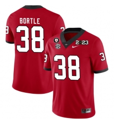 Men #38 Brooks Bortle Georgia Bulldogs 2022-23 CTP National Championship Football Jerseys