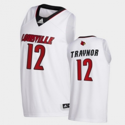 Men Louisville Cardinals Jj Traynor College Basketball White Swingman 2020 21 Jersey