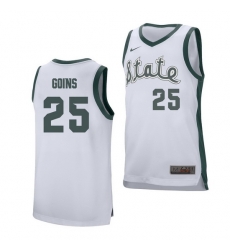 Michigan State Spartans Kenny Goins White Replica Men'S Jersey