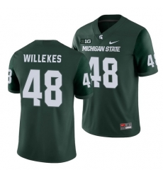 Michigan State Spartans Kenny Willekes Green College Football Michigan State Spartans Jersey