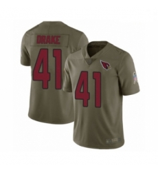 Men Arizona Cardinals #41 Kenyan Drake Limited Olive 2017 Salute to Service Football Jersey