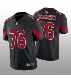 Men Arizona Cardinals 76 Will Hernandez Black Color Rush Stitched Football Jersey