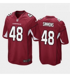 men isaiah simmons arizona cardinals cardinal game jersey 