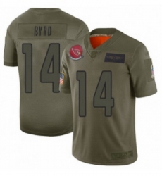 Youth Arizona Cardinals 14 Damiere Byrd Limited Camo 2019 Salute to Service Football Jersey