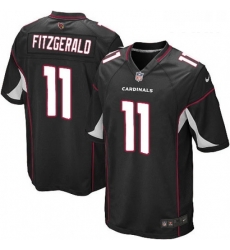 Youth Nike Arizona Cardinals 11 Larry Fitzgerald Game Black Alternate NFL Jersey