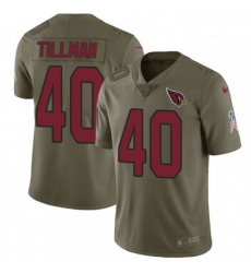 Youth Nike Arizona Cardinals 40 Pat Tillman Limited Olive 2017 Salute to Service NFL Jersey