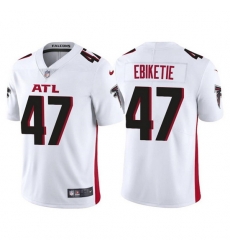 Men Atlanta Falcons 47 Arnold Ebiketie White Vapor Untouchable Limited Stitched Jersey