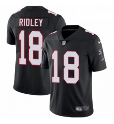 Youth Nike Atlanta Falcons 18 Calvin Ridley Black Alternate Vapor Untouchable Elite Player NFL Jersey