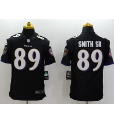 Nike Baltimore Ravens 89 Steve Smith Sr Black Limited NFL Jersey