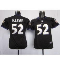 Women Nike Baltimore Ravens 52 R.lewis Black Nike NFL Jerseys