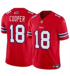 Men Buffalo Bills 18 Amari Cooper Red 2024 F U S E Vapor Untouchable Limited Stitched Football Jersey