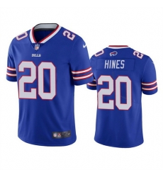 Men Buffalo Bills 20 Nyheim Hines Blue Vapor Untouchable Limited Stitched Jersey