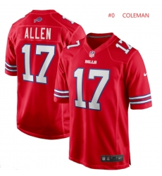 Men Keon Coleman Buffalo Bills Nike Red Vapor Limited F U S E Jersey Royal