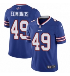 Mens Nike Buffalo Bills 49 Tremaine Edmunds Royal Blue Team Color Vapor Untouchable Limited Player NFL Jersey