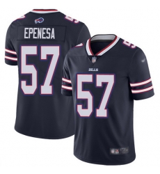 Nike Bills 57 A J  Epenesas Navy Men Stitched NFL Limited Inverted Legend Jersey