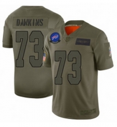 Womens Buffalo Bills 73 Dion Dawkins Limited Camo 2019 Salute to Service Football Jersey