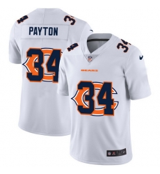 Nike Bears 34 Walter Payton White Shadow Logo Limited Jersey