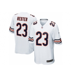 Nike Chicago Bears 23 Devin Hester White Game NFL Jersey