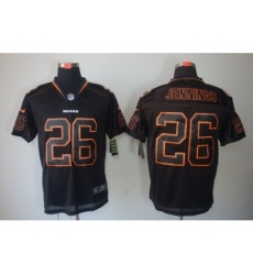 Nike Chicago Bears 26 Tim Jennings Black Elite Lights Out NFL Jersey