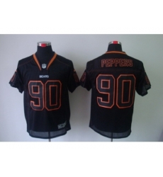 Nike Chicago Bears 90 Julius Peppers Black Elite Lights Out NFL Jersey