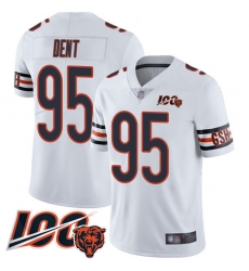 Youth Chicago Bears 95 Richard Dent White Vapor Untouchable Limited Player 100th Season Football Jersey