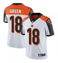 Mens Nike Cincinnati Bengals 18 AJ Green Vapor Untouchable Limited White NFL Jersey