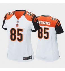 women tee higgins cincinnati bengals white game jersey 