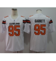 Nike Browns 95 Myles Garrett White Vapor Untouchable Player Limited Jersey