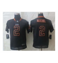 Nike Youth jerseys cleveland browns #2 manziel black[Elite lights out]