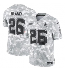 Men Dallas Cowboys 26 DaRon Bland 2024 Arctic Camo Salute To Service Limited Stitched Football Jersey