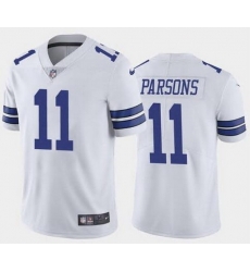 Youth Nike Dallas Cowboys Micah Parsons #11 White Vapor Limited Stitched NFL Jersey