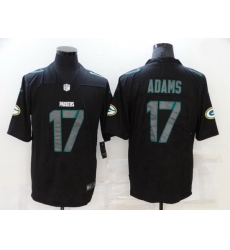 Nike Green Bay Packers 17 Davante Adams Black Impact Vapor Limited Jersey