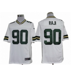 Nike Green Bay Packers 90 B.J. Raji White Limited NFL Jersey