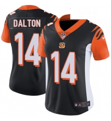 Womens Nike Cincinnati Bengals 14 Andy Dalton Vapor Untouchable Limited Black Team Color NFL Jersey