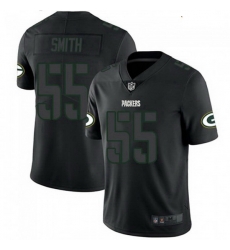 Youth Nike Green Bay Packers 55 Za'Darius Smith Black Impact Limited Jersey