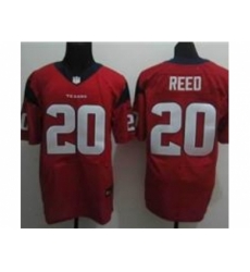 Nike Houston Texans 20 Ed Reed Red Elite NFL Jersey