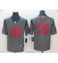 Nike Texans 99 J.J. Watt Gray Inverted Legend Limited Jersey