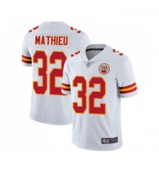 Men Kansas City Chiefs 32 Tyrann Mathieu White Vapor Untouchable Limited Player Football Jersey